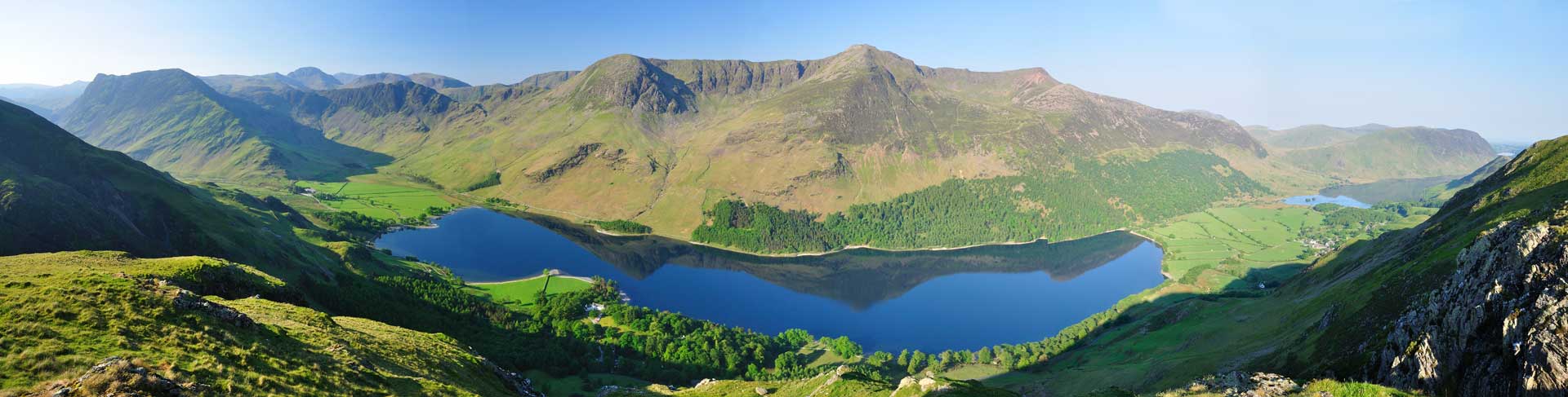 008 Buttermere From Goat Crag To High Stile, Red PIke And Haystacks